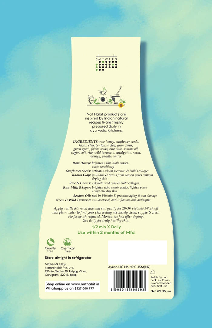 <strong>Honey Sunflower Exfoliating Mura</strong> <br><i>for Dry & Sensitive Skin</i>