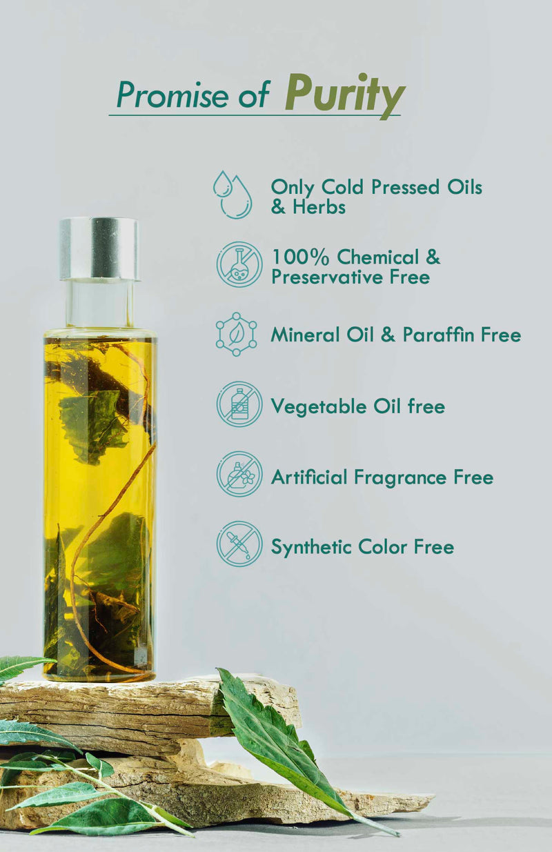 <strong>Crushed Tri-Leaf Rosemary Monsoon Hair Oil</strong> <br><i>Absolute Hairfall Control</i>