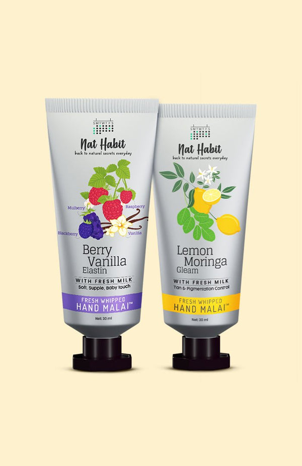 Berry Vanilla Elastin + Lemon Moringa Gleam - Nat Habit