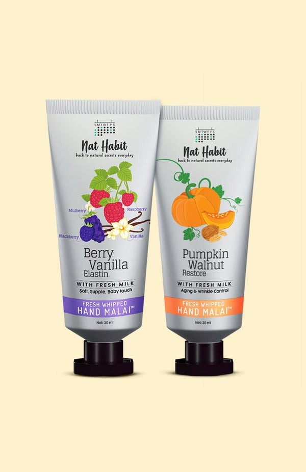 Berry Vanilla Elastin + Pumpkin Walnut Restore - Nat Habit