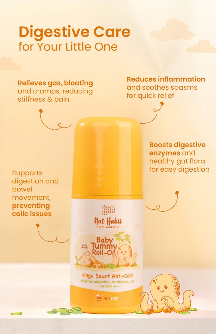 Hingu Saunf Tummy Roll On - Nat Habit