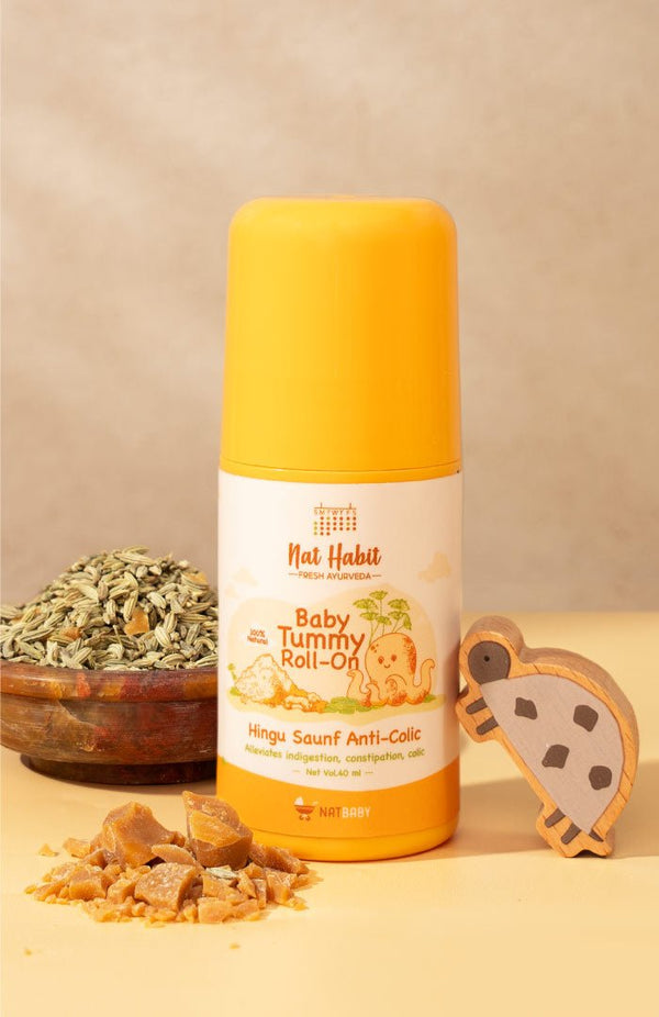 Hingu Saunf Tummy Roll On - Nat Habit