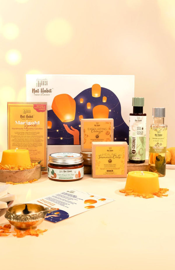 Nature's Bright Blessings Diwali Gift Set - Nat Habit