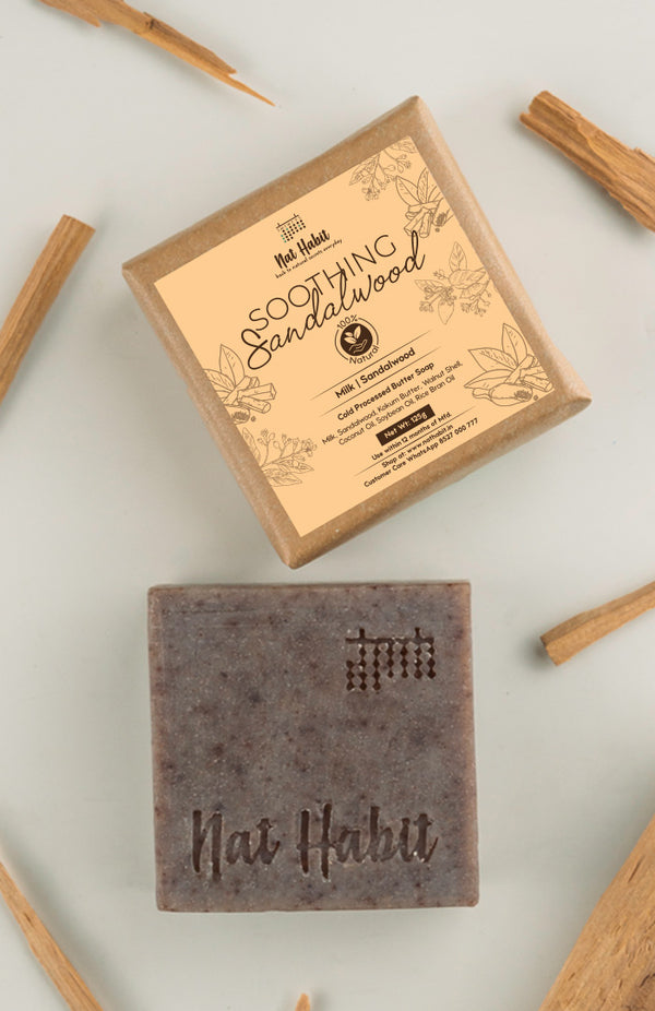 <strong>Cold Processed Soothing Sandalwood Soap 125g</strong>