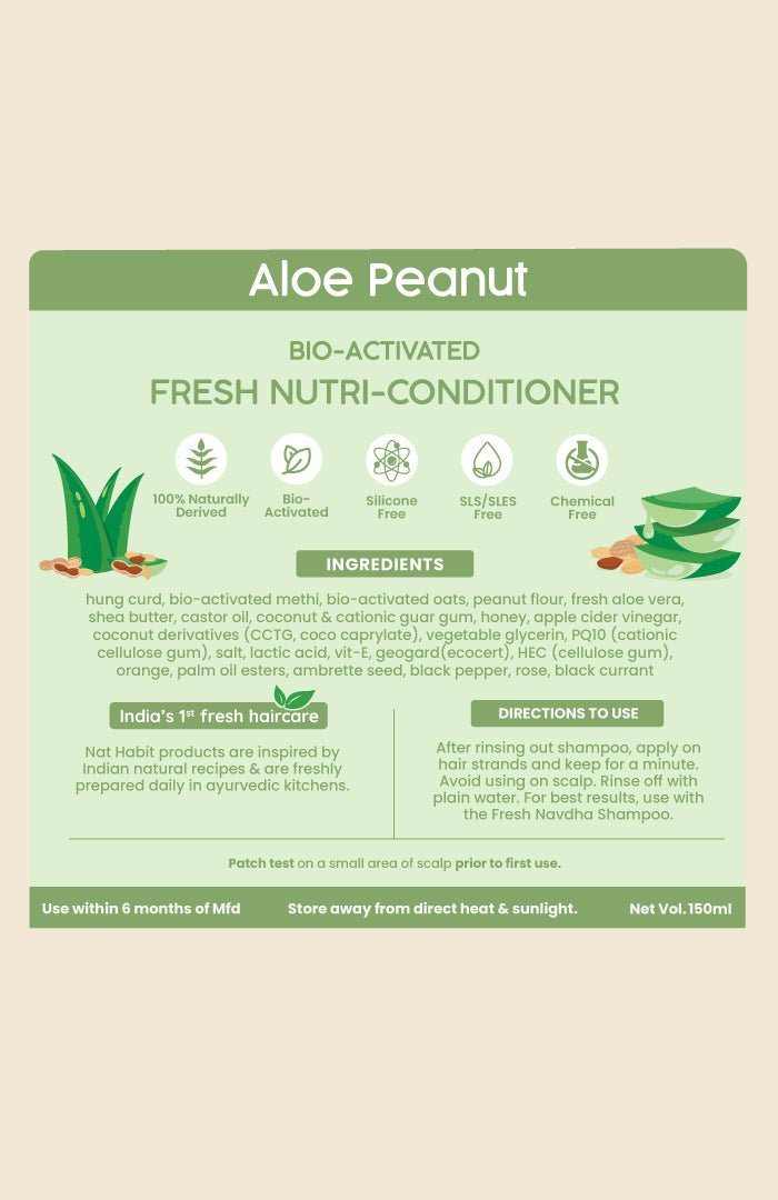 <strong>Aloe Peanut Nutri - Conditioner</strong> <br><i> - Nat Habit