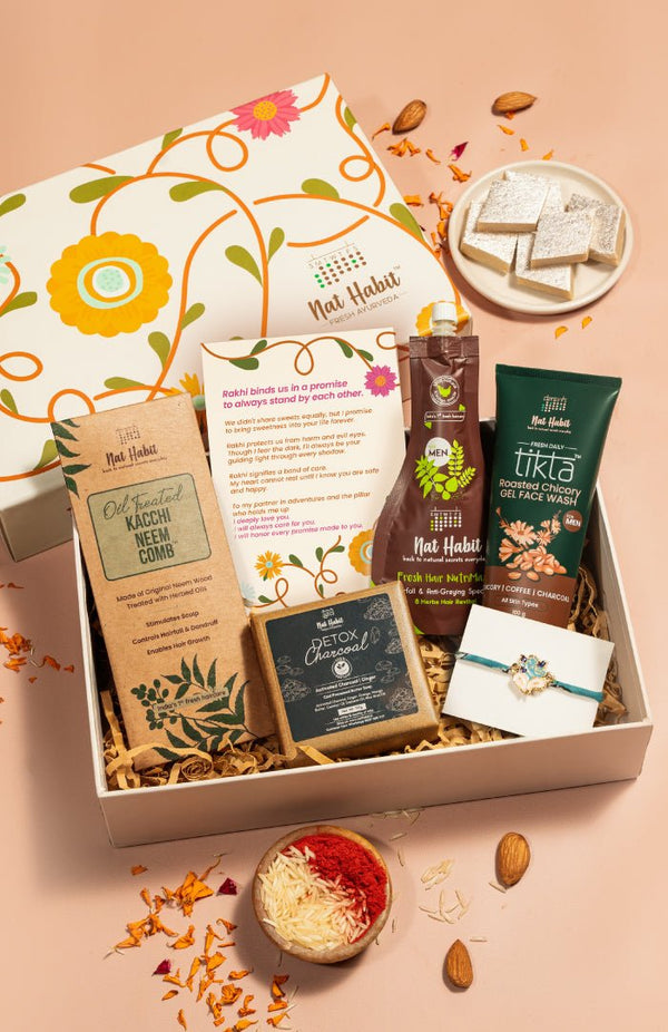 <strong>Brother's Delight Rakhi Gift Set</strong> <br><i>Creating Delight in Every Moment</i> - Nat Habit