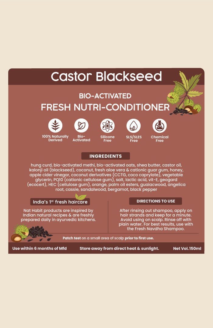 <strong>Castor Blackseed Nutri - Conditioner</strong> <br><i> - Nat Habit