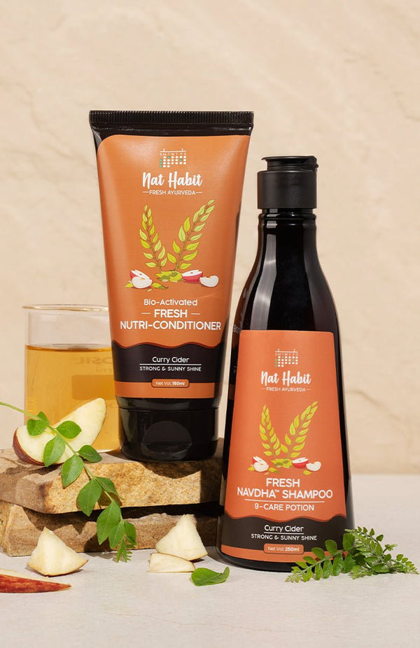 <strong>Curry Cider Navdha & Nutri - Conditioner</strong> <br><i> - Nat Habit