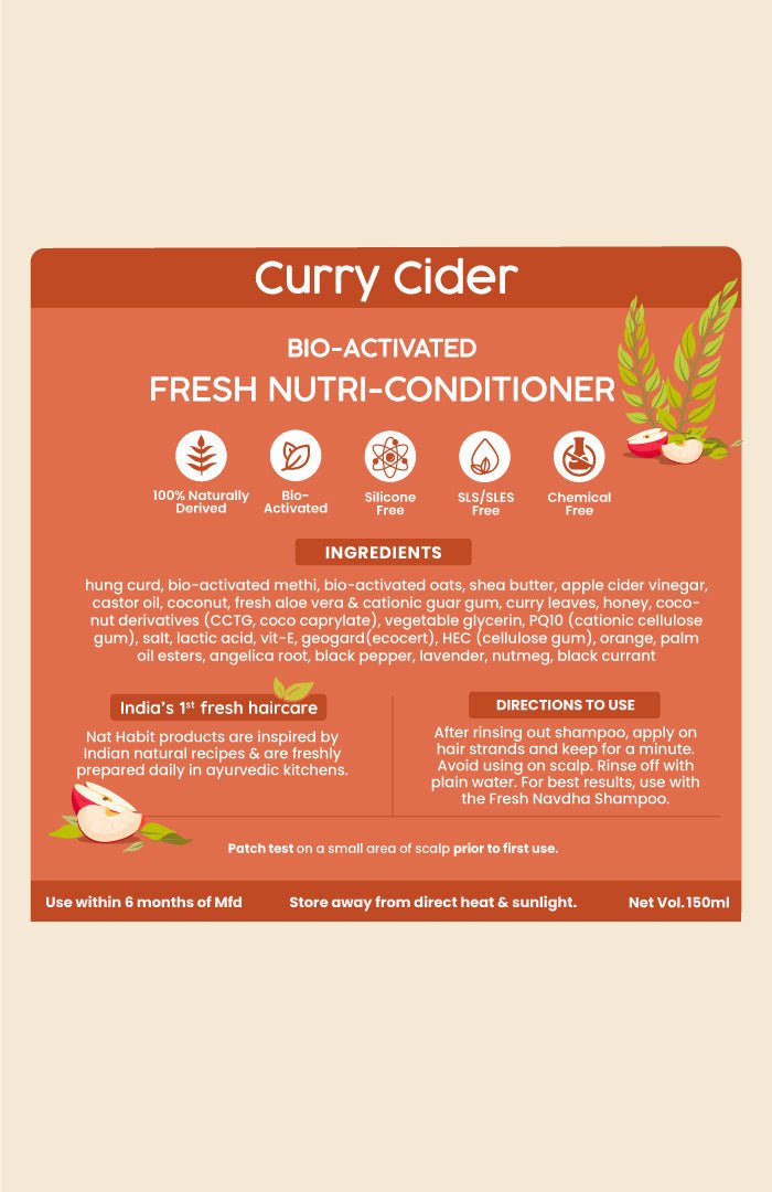 <strong>Curry Cider Nutri - Conditioner</strong> <br><i> - Nat Habit