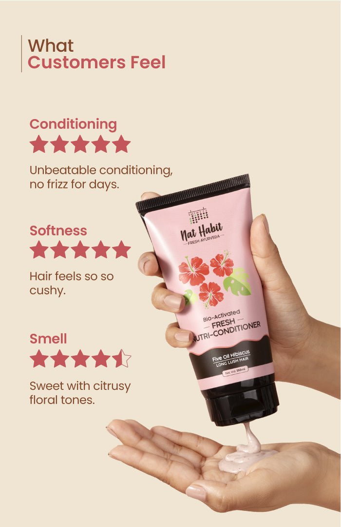 <strong>Five Oil Hibiscus Nutri - Conditioner</strong> <br><i>For Long Lush Hair</i> - Nat Habit