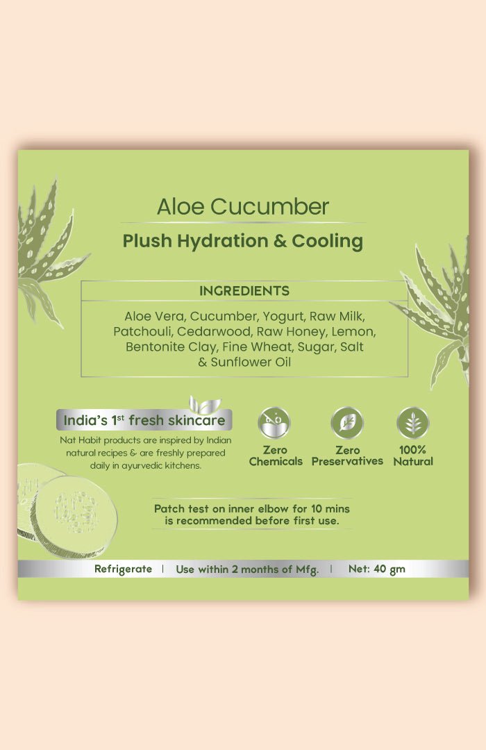 <strong>Fresh Aloe Cucumber Lepa</strong> <br><i>Plush Hydration & Cooling</i> - Nat Habit