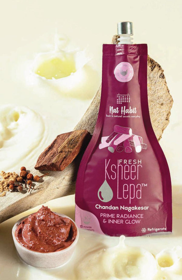 <strong>Fresh Chandan Nagakesar Lepa</strong> <br><i>Prime Radiance & Inner Glow</i> - Nat Habit
