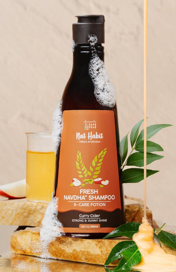 <strong>Fresh Curry Cider Navdha Shampoo</strong> <br><i></i> - Nat Habit