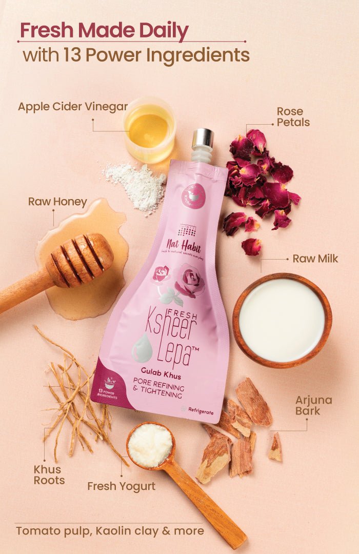 <strong>Fresh Gulab Khus Lepa</strong> <br><i>Pore Refining & Tightening</i> - Nat Habit