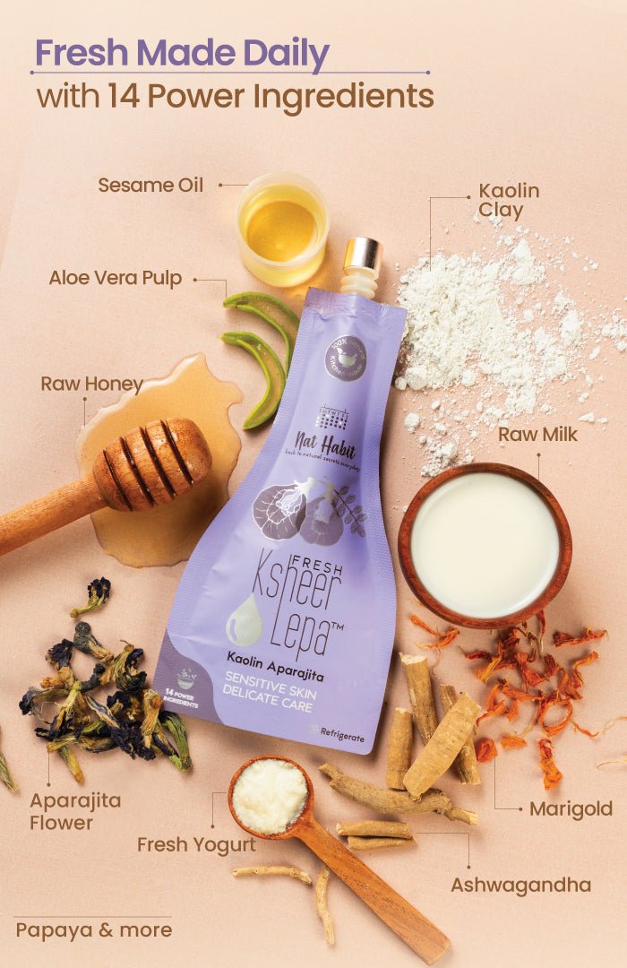 <strong>Fresh Kaolin Aparajita Lepa</strong> <br><i>Sensitive Skin Delicate Care</i> - Nat Habit