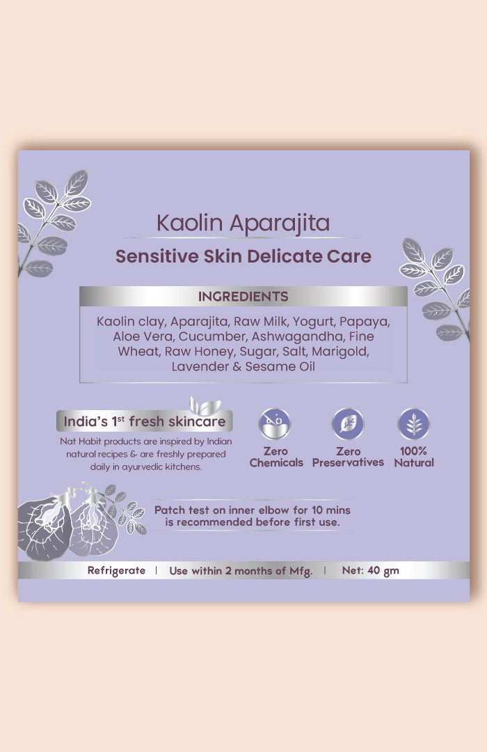 <strong>Fresh Kaolin Aparajita Lepa</strong> <br><i>Sensitive Skin Delicate Care</i> - Nat Habit