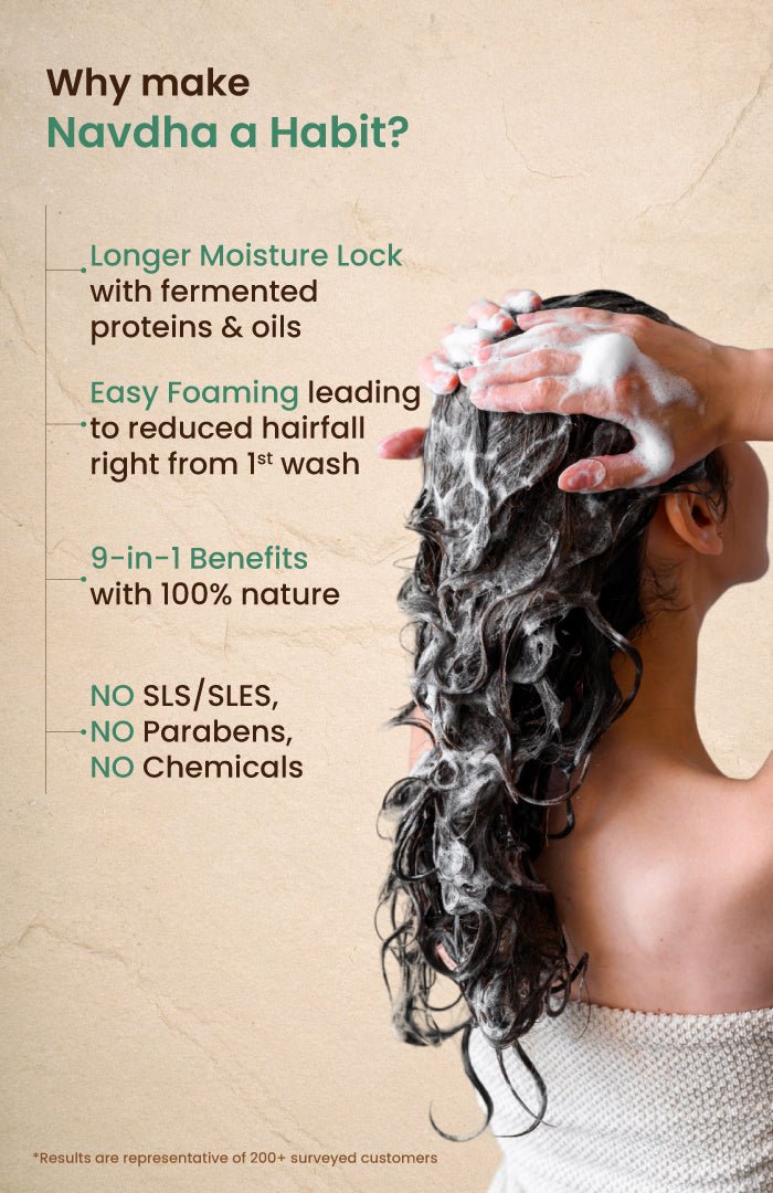 <strong>Fresh Tri Leaf Rosemary Navdha Shampoo</strong> <br><i></i> - Nat Habit