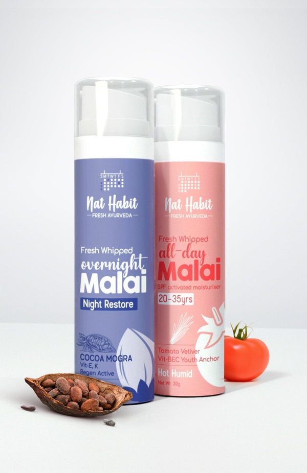<strong>Hot & Humid for 20 - 35 Day & Night Combo (Face Malai)</i> - Nat Habit