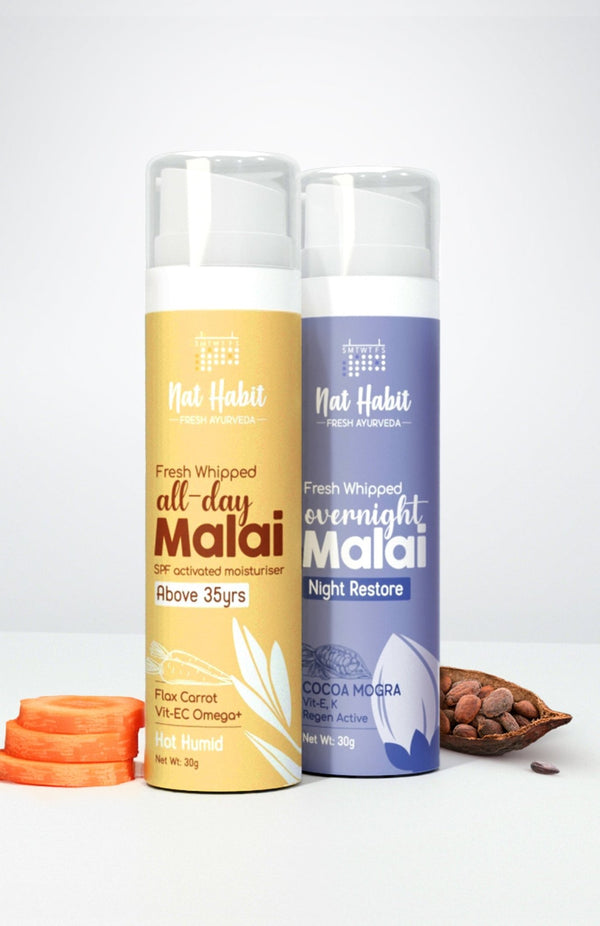 <strong>Hot & Humid for Above 35 Day & Night Combo (Face Malai)</i> - Nat Habit