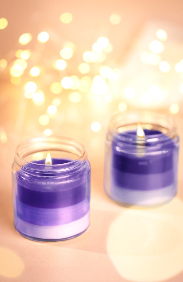 <strong>Lilac Charm Prosperity Candles</strong><br>Combo Pack<br><i>Paraffin - free, Recycled, Puja - pure</i></br> - Nat Habit