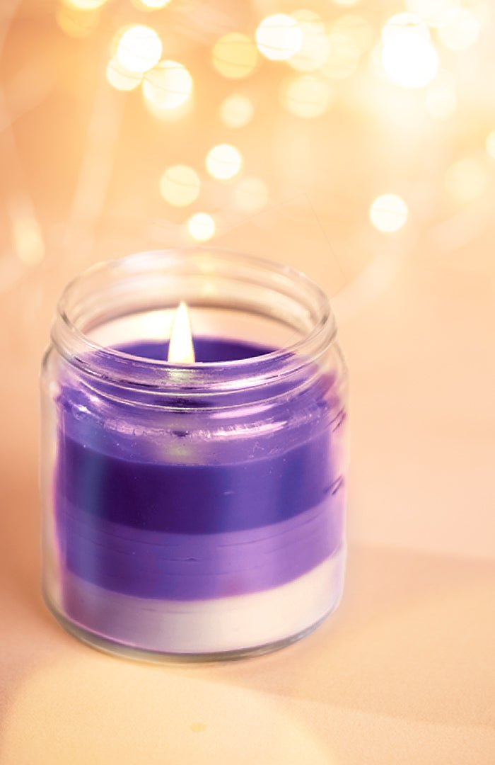 <strong>Lilac Charm Prosperity Candles</strong><br>Combo Pack<br><i>Paraffin - free, Recycled, Puja - pure</i></br> - Nat Habit