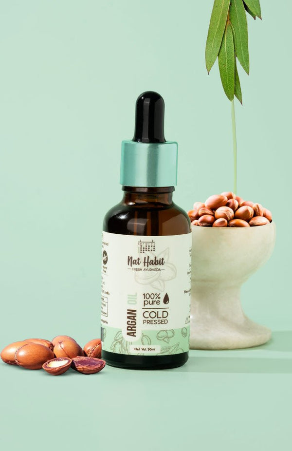 <strong>Pure Cold Pressed Argan Oil 30ml</strong> - Nat Habit