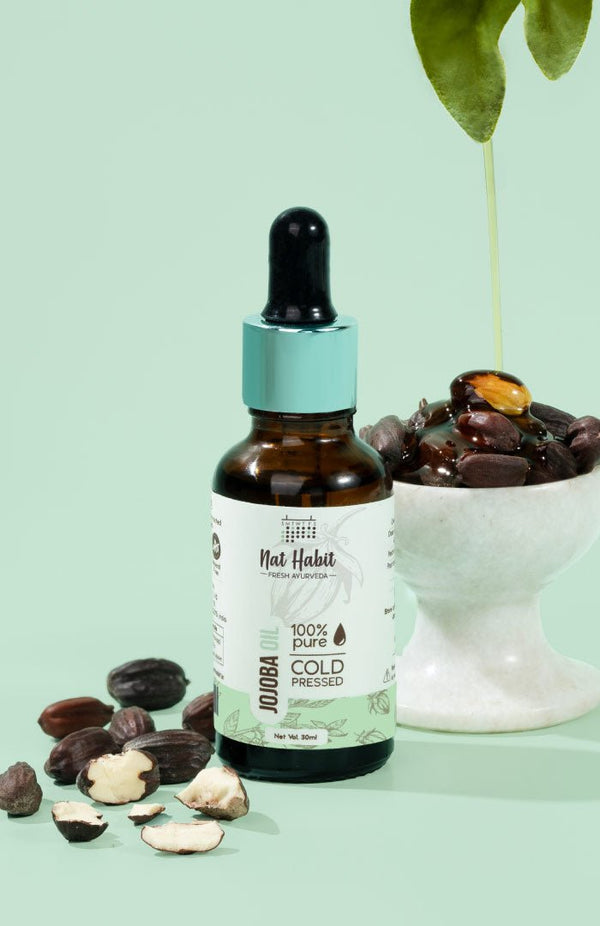 <strong>Pure Cold Pressed Jojoba Oil 30ml</strong> - Nat Habit