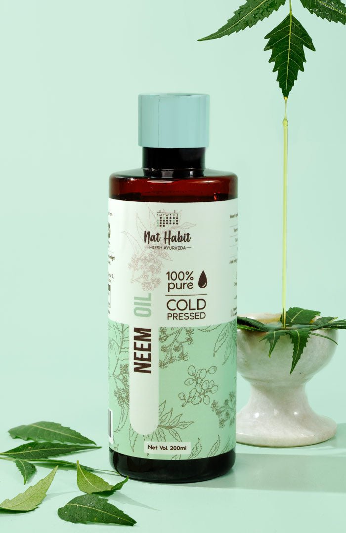 <strong>Pure Cold Pressed Neem Oil 200ml</strong> - Nat Habit