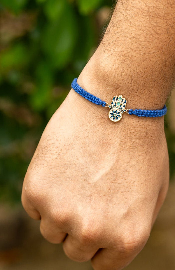 <strong>Sustainable Cloth Hand of Faith Rakhi</strong> <br><i>with Roli & Akshat</i> - Nat Habit