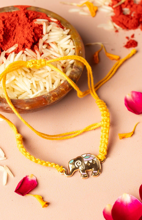 <strong>Sustainable Cloth Hathi Rakhi</strong> <br><i>with Roli & Akshat</i> - Nat Habit