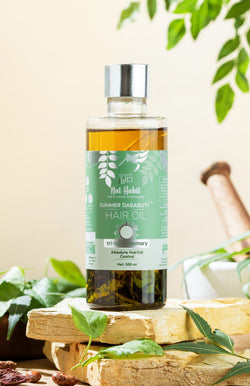 <strong>Crushed Tri-Leaf Rosemary Summer Hair Oil</strong> <br><i>Absolute Hairfall Control</i>