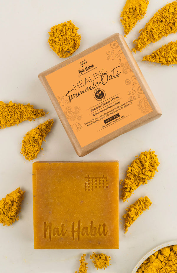 <strong>Cold Processed Healing Turmeric-Oats Soap 125g</strong>