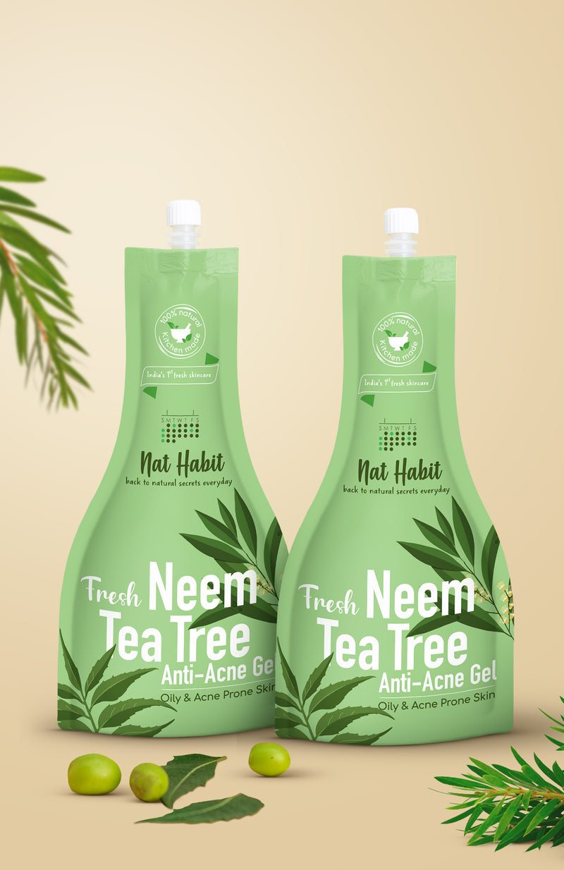<strong>Fresh Neem TeaTree Anti-Acne Gel </strong><br><i>Oily & Acne Prone Skin</i>