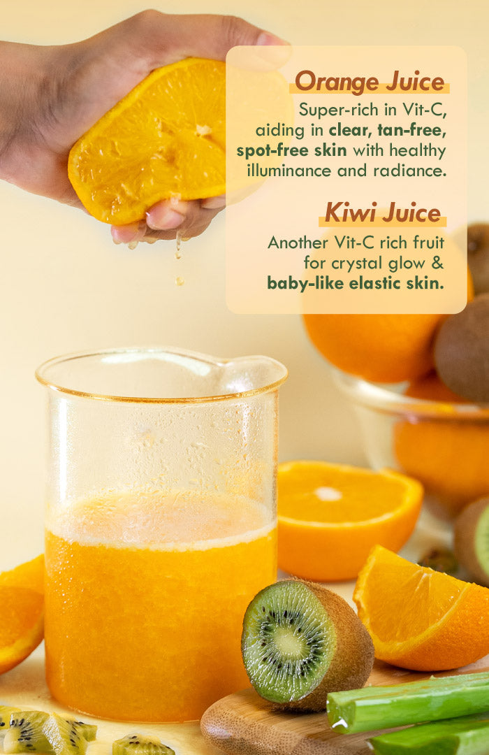 <strong>Fresh Orange Kiwi Vit-C Gel </strong><br><i>Brightening & Collagen Boost</i>