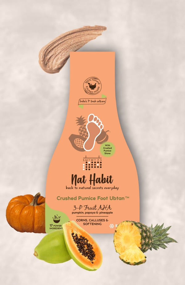 3P AHA Foot Scrub Online - Nat Habit