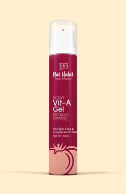 <strong>Active Beetroot Tomato Vit-A Gel </strong><br><i>Dry Skin Care & Supple Youth Defence</i> - Nat Habit