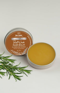 argan grapeseed hair balm - Nat Habit