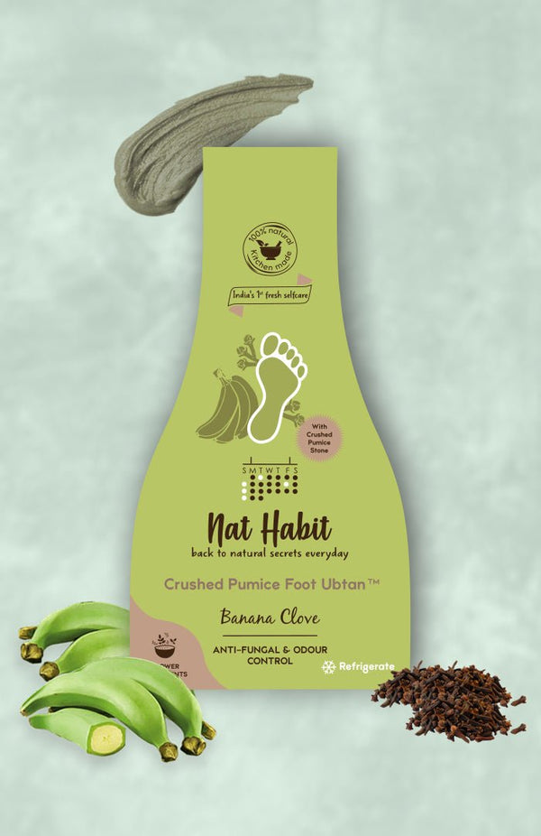 Banana Clove Foot Scrub Online - Nat Habit