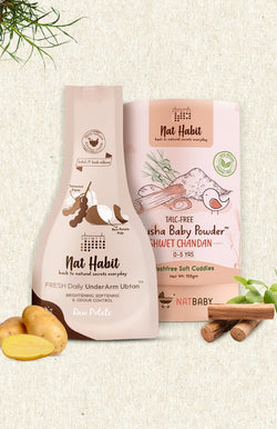 <strong>Brightening & Sweat-control UnderArm Combo</strong> <br><i>Combo Pack of 2</i> - Nat Habit