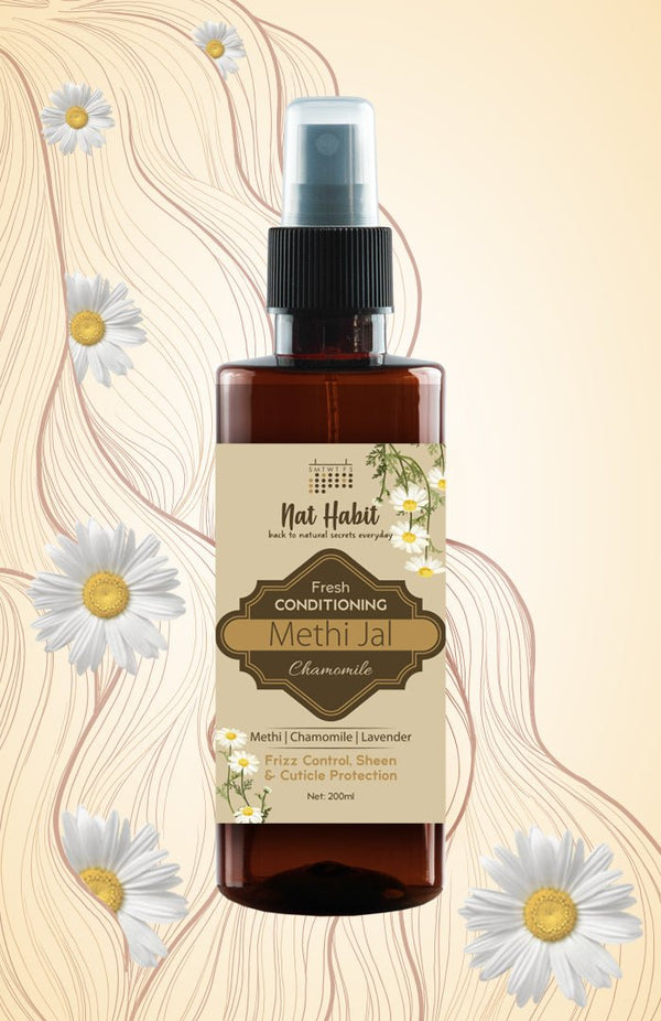 Chamomile Conditioning Methi Water Hair Spray- Nat Habit