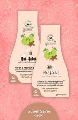 <strong>Cinnamon Nashpati Radiance Exfoliating Mura</strong> <br><i>Tan, Pigmentation & Blemish Control</i> - Nat Habit