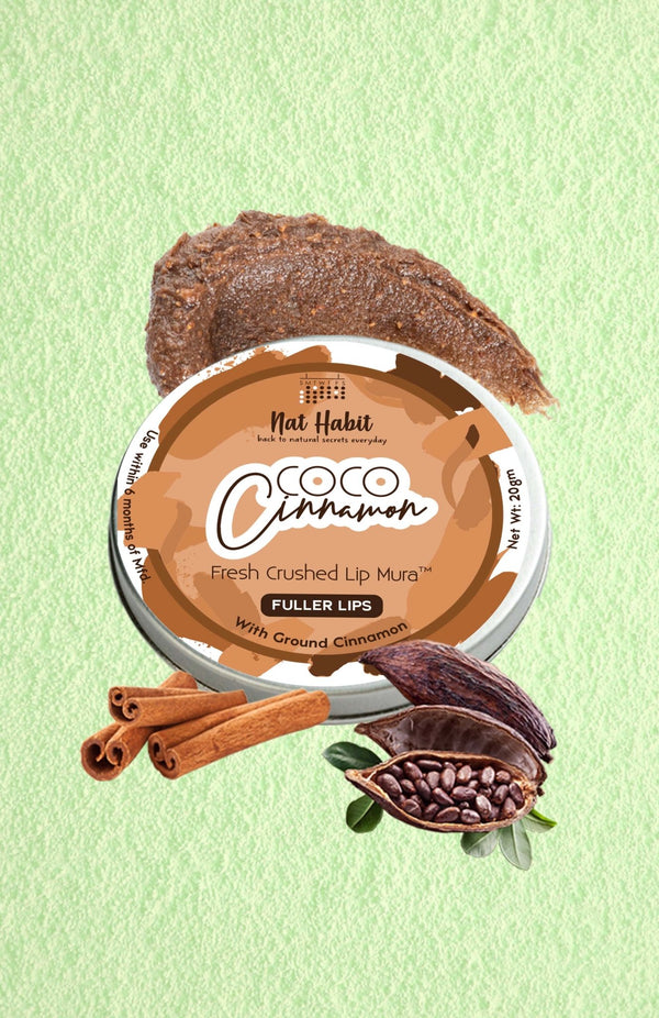 <strong>Coco Cinnamon Lip Mura</strong> <br><i>Fuller Lips</i> - Nat Habit