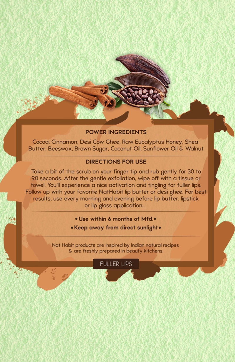 <strong>Coco Cinnamon Lip Mura</strong> <br><i>Fuller Lips</i> - Nat Habit