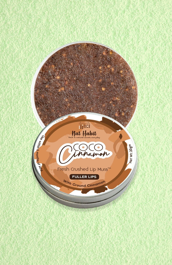 <strong>Coco Cinnamon Lip Mura</strong> <br><i>Fuller Lips</i> - Nat Habit