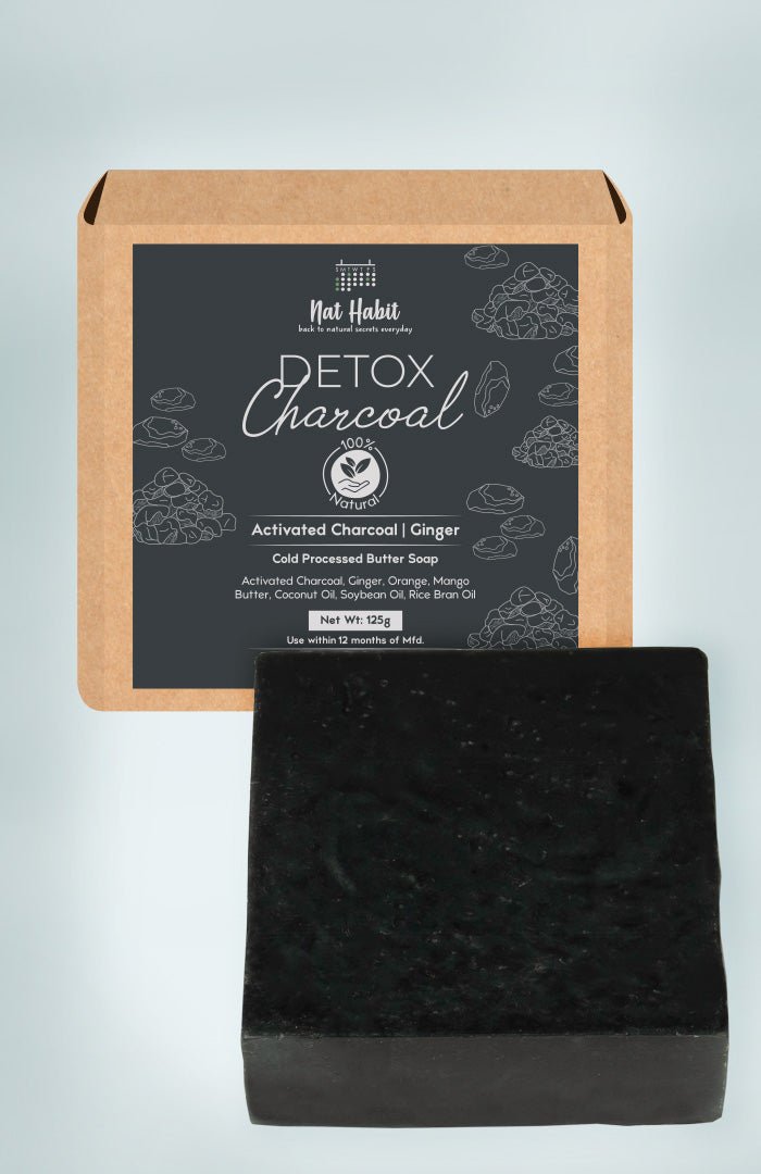 <strong>Cold Processed Detox Charcoal Soap 125g</strong> - Nat Habit
