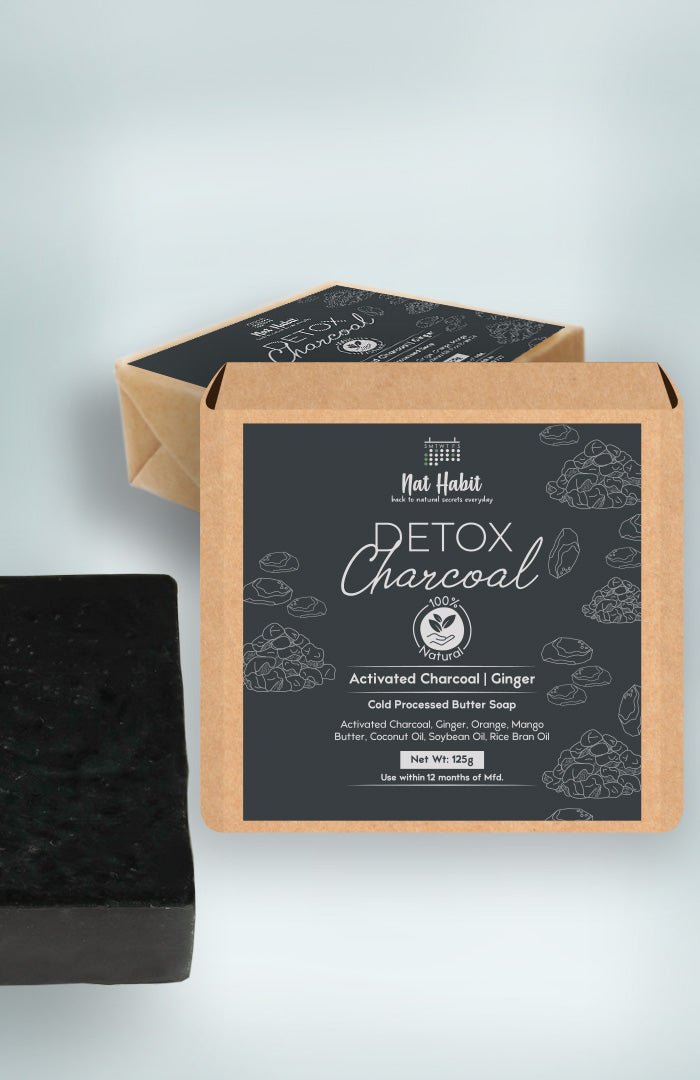 <strong>Cold Processed Detox Charcoal Soap 125g</strong> - Nat Habit