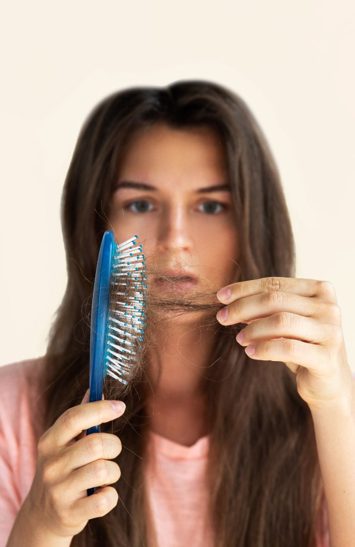 <strong>Crushed Tri-Leaf Summer Hair Oil</strong> <br><i>Absolute Hairfall Control</i> - Nat Habit