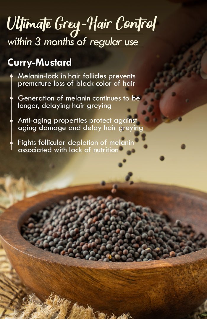 <strong>Curry Mustard NutriMask</strong> <br><i>for Grey Hair Control</i> - Nat Habit