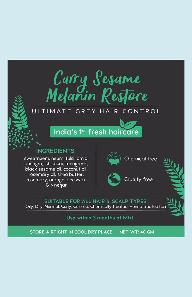 <strong>Curry Sesame NutriMask</strong> <br><i>for Grey Hair Control</i> - Nat Habit