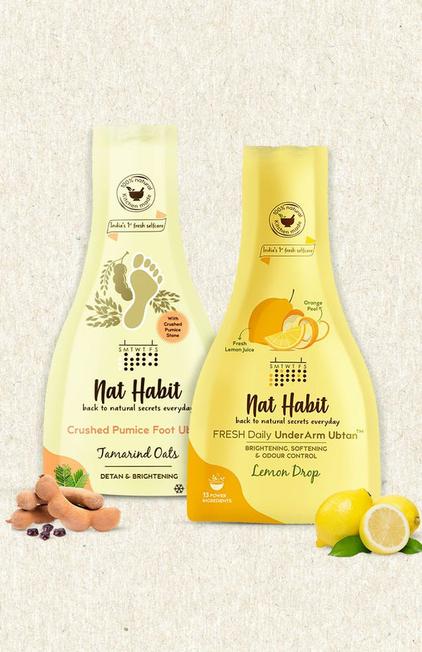 <strong>Detan & Brightening Combo</strong><br><i>For UnderArm & Foot</i> - Nat Habit